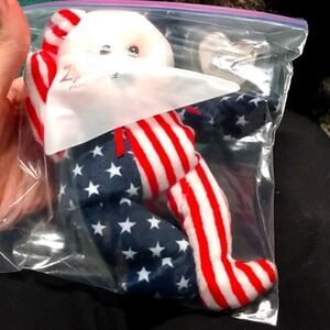 Ty bear named spangle 
